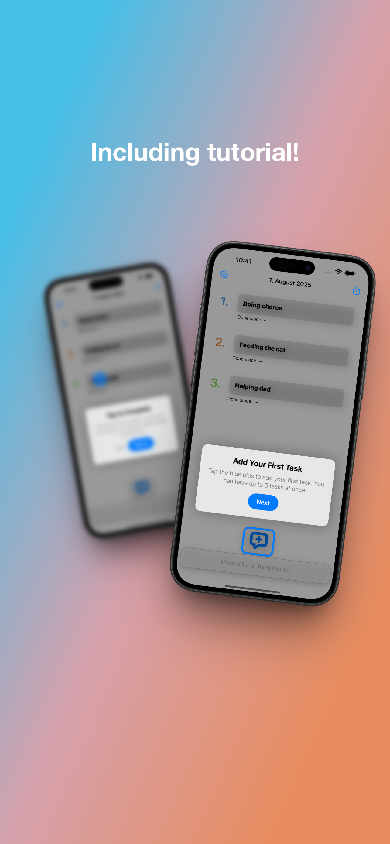 Simple5 screenshot 7 — daily reset moment
